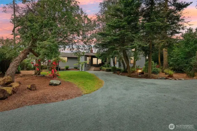 Beautiful location facing west to take in glorious sunsets.