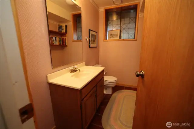 half bath downstairs