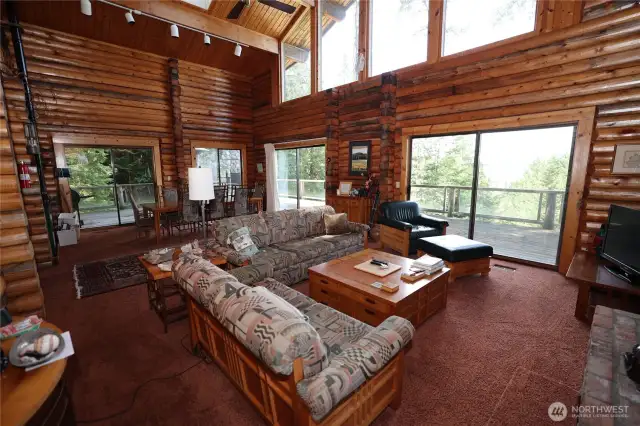 Bright living space to enjoy the views