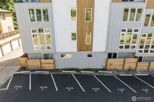 Reserved parking adds ease to urban living.