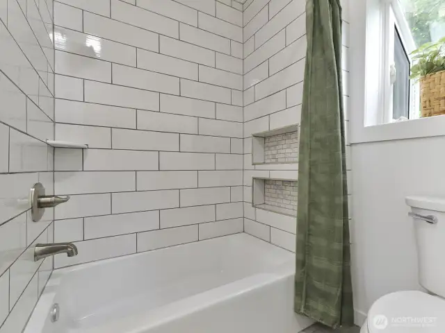 New tub and tile!