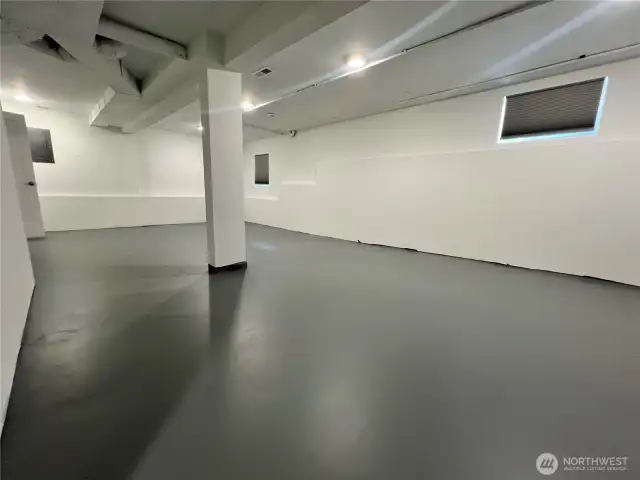 ADU potential, with fresh concrete floor.