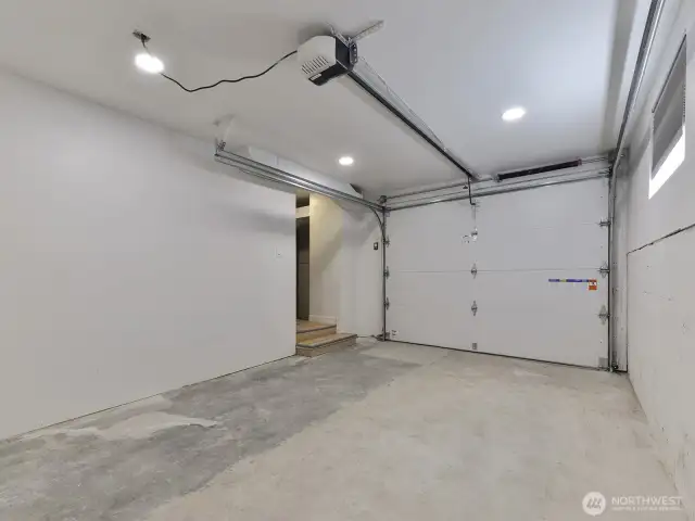 Garage with new door!