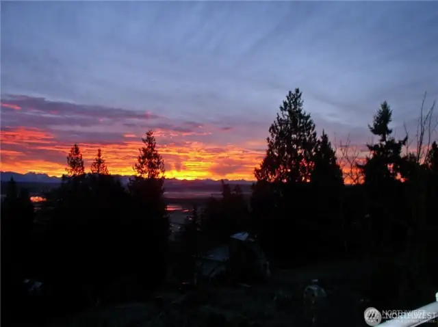 Amazing sunset views