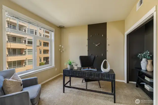 2nd BR/flex space through the french doors