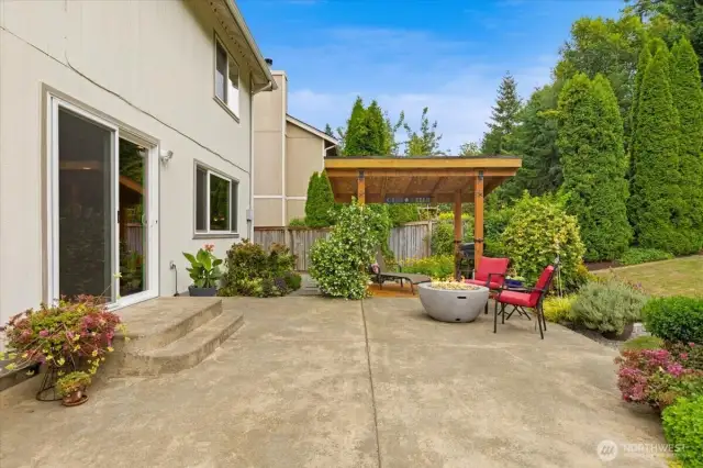 Custom patio and covered pavilion