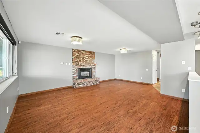 Main level living room space