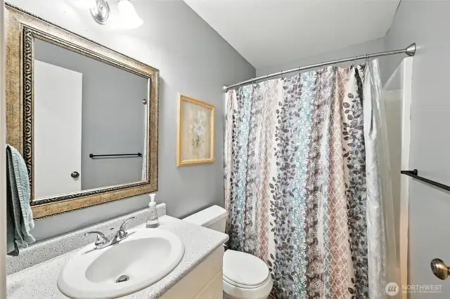 Main level guest bathroom