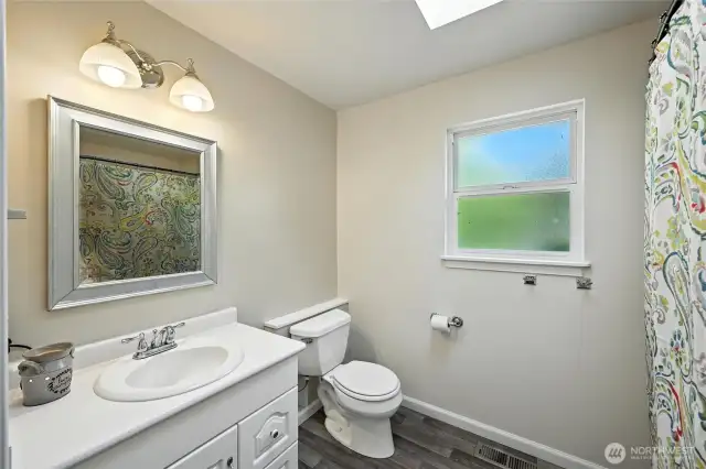 Upstairs guest bathroom