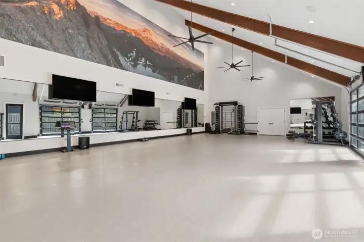 Fitness Studio... Large bright and open space.