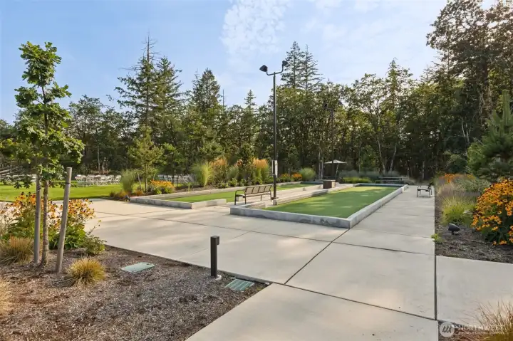Lawn game area