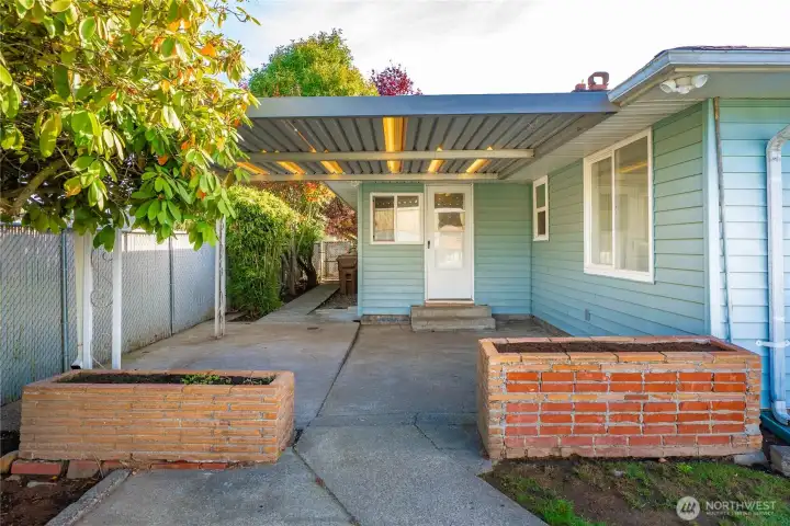 Covered patio