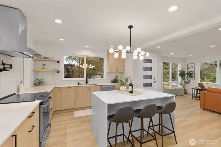 Enjoy the freshest finishes in your Chef's kitchen