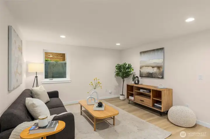 Additional space that can serve as a home office, workout space, hobby room, or another bedroom