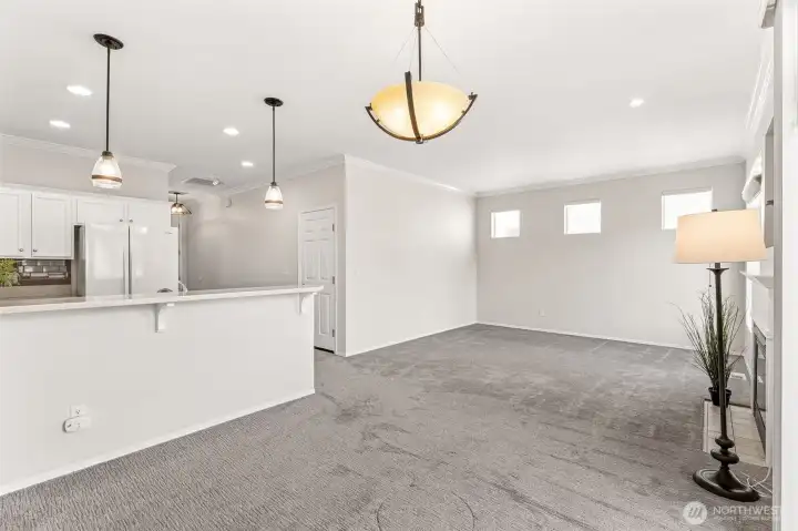 From the dining area