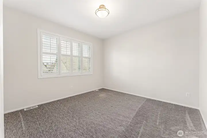 Spacious primary suite