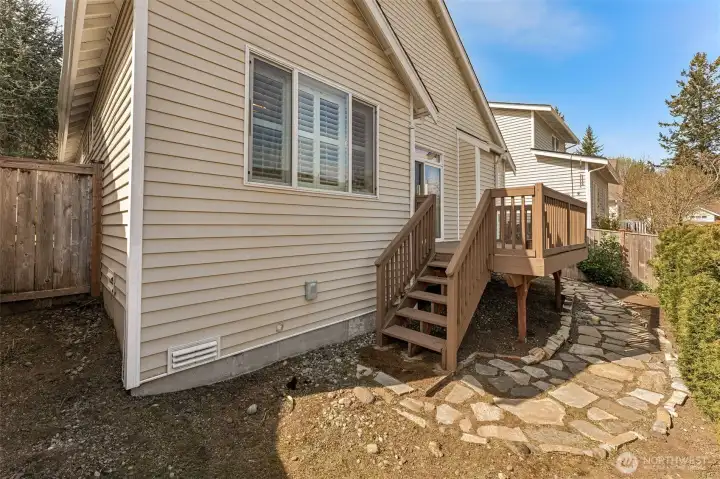 Low maintenance back yard!