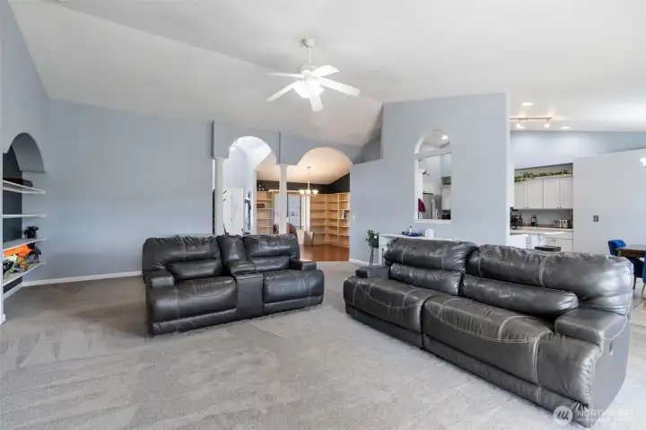 Brand new carpet and paint for a welcoming cozy space.