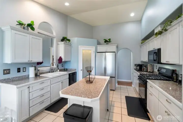 Lots of counter space.