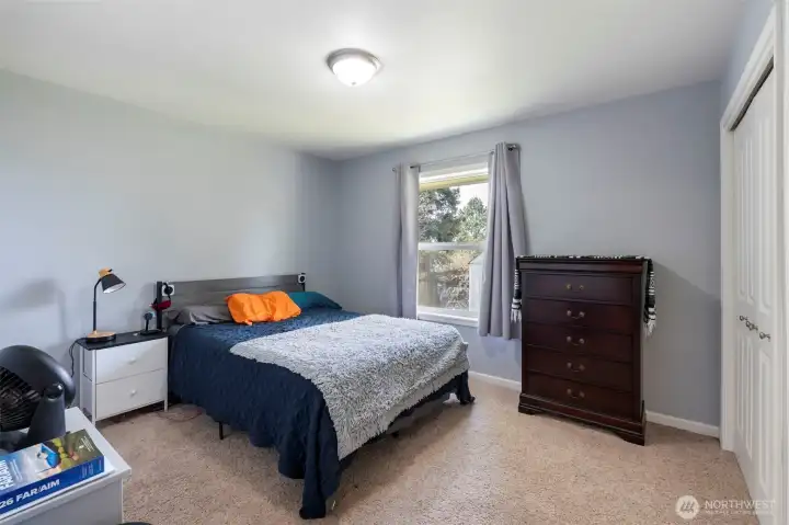 Third bedroom with large closet.