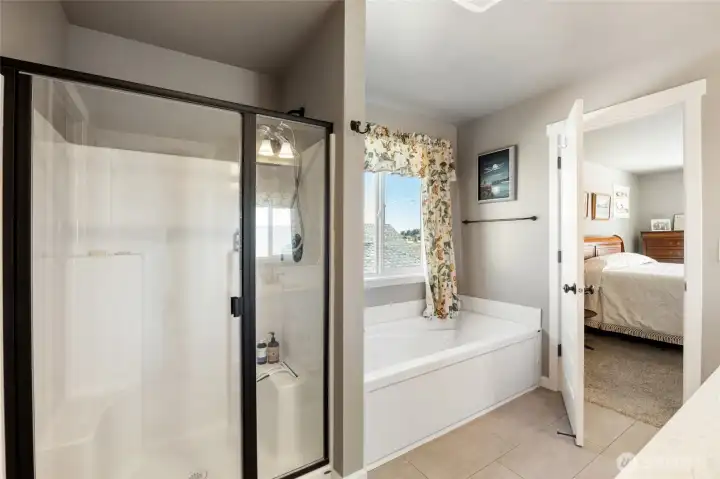 Master bath shower/tub