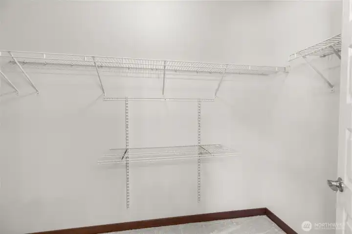 Huge walk in closet