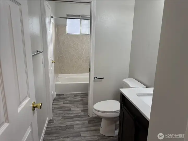 Unit 4 split bathroom