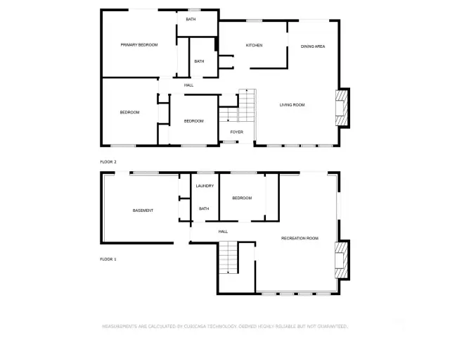 Floor Plan Main and Basement