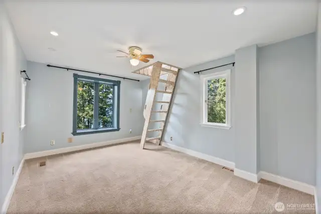 Primary Bedroom with Loft Access