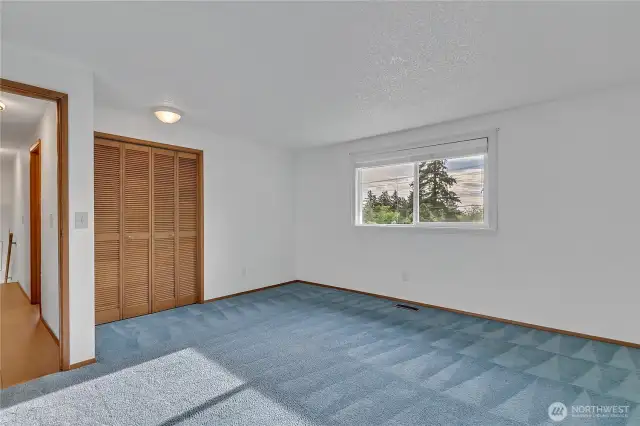 Upper level bedroom across from the primary