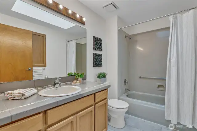 Remodeled upper level full bathroom