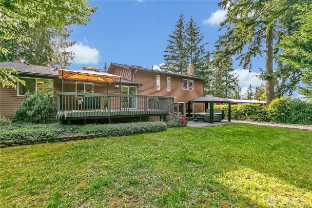 Level yard and private