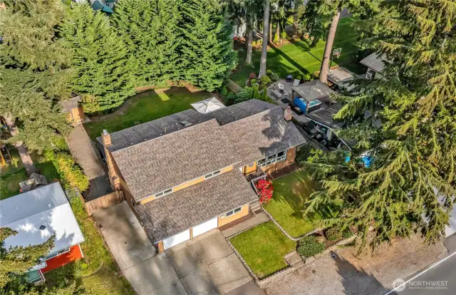 RV parking, 2 car garage, plus additional off street parking.