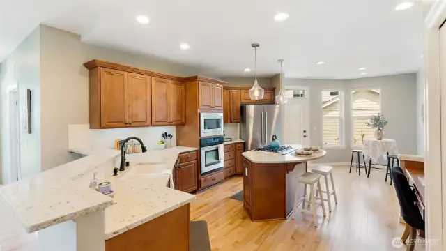Truly a chef’s dream - so functional and thoughtfully designed. With tons of storage, generous counter space, and multiple seating areas, it’s truly a delight to cook in, gather in, and enjoy every day.