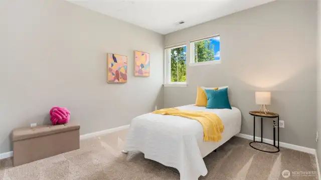 Bedroom 3 offers great natural light and a comfortable layout—perfect as a guest room, home office, or creative space. Versatile, welcoming, and ready for whatever you envision.