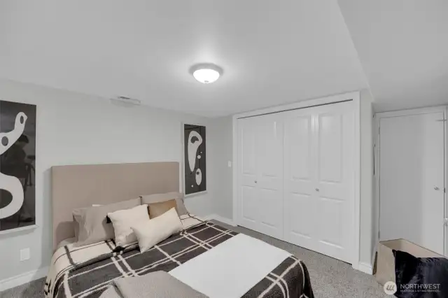 Basement bedroom