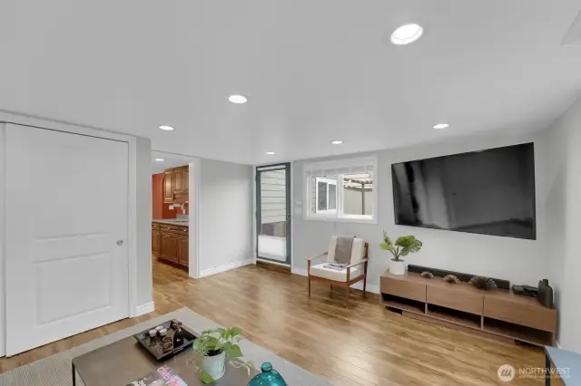Basement family room