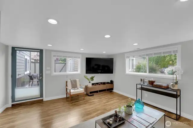 Basement family room