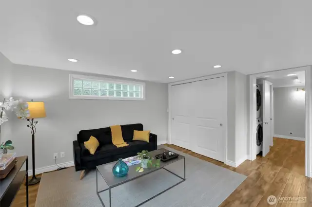 Basement family room