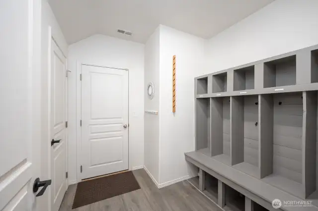 Mudroom to garage