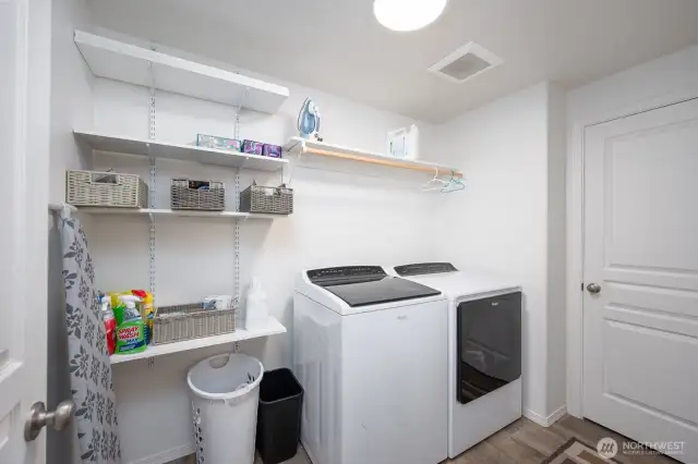 Upstairs utility room