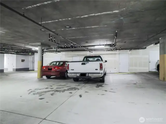 Two Parking Spots plus storage space