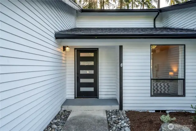 Frosted Glass Entry