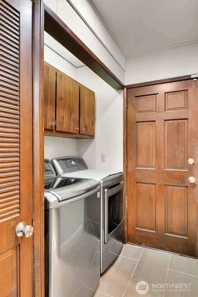 Utility Room with storage space.