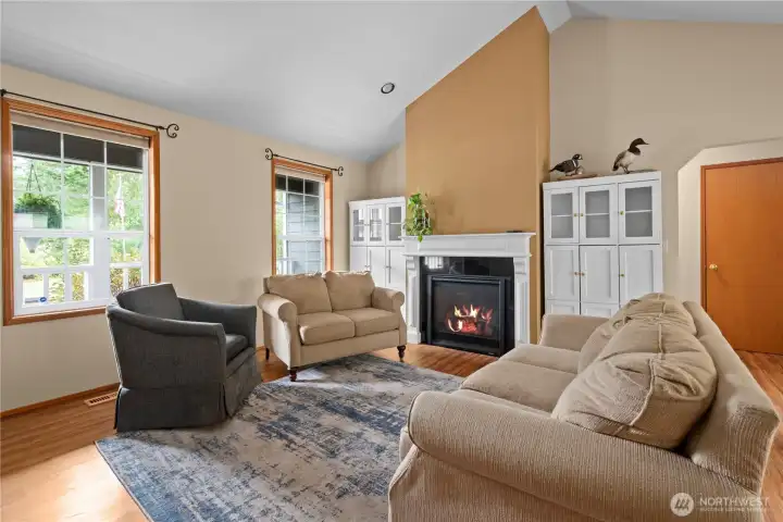 Updated flooring throughout the entire home! Enjoy the lovely new propane fireplace for cozy evenings.