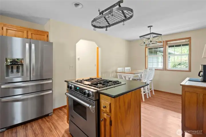 The formal dining area is just off the kitchen- See virtual tour link with 3D walkthrough video and interactive floorplans.