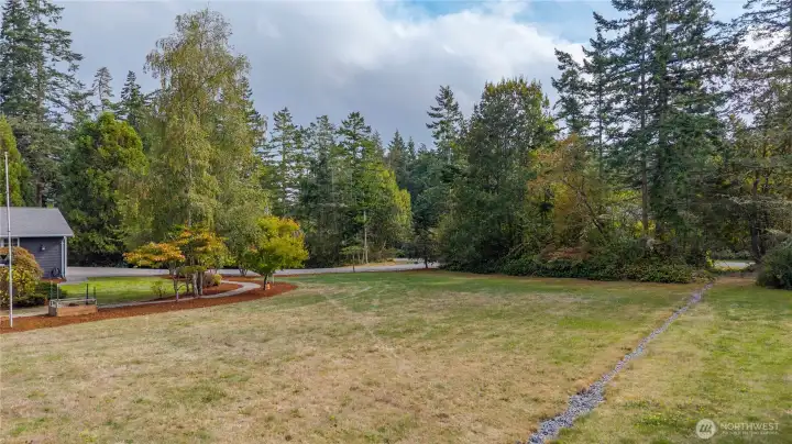 Since this property has an off-site drain field it leaves more usable space on this beautiful property.
