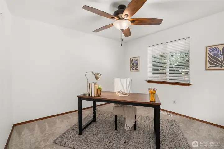 Bedroom 2 on Main could be an office.