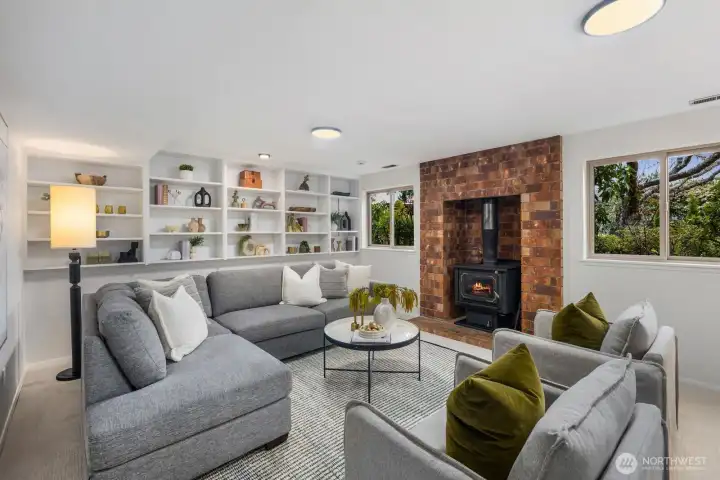 Lower level family room