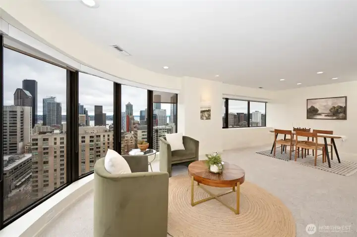 Floor to Ceiling windows